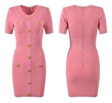 Load image into Gallery viewer, Balmain retrofete revolve miu miu dress