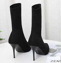 Load image into Gallery viewer, Designer boots Balmain boots ysl boots loewe sexy calf boots leather Stuart weitzman Amina muaddi