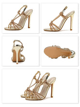 Load image into Gallery viewer, Mary Heels || Gold