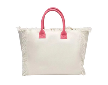 Load image into Gallery viewer, St Barth’s Fringe Bag || White