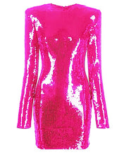 Load image into Gallery viewer, Bodycon dress sexy dress house of cb Balenciaga Balmain revolve reformation retrofete asos sequin mini dress