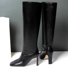 Load image into Gallery viewer, Designer boots Balmain boots ysl boots loewe sexy calf boots leather Stuart weitzman Amina muaddi