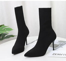 Load image into Gallery viewer, Designer boots Balmain boots ysl boots loewe sexy calf boots leather Stuart weitzman Amina muaddi