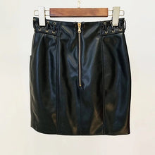 Load image into Gallery viewer, Faux Leather Skirt