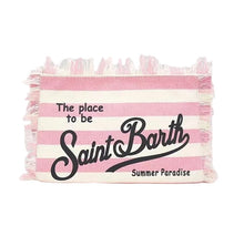 Load image into Gallery viewer, St Barth’s Clutch || Pink Striped