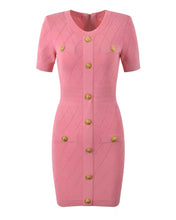 Load image into Gallery viewer, Balmain retrofete revolve miu miu dress