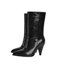 Load image into Gallery viewer, Designer boots Balmain boots ysl boots loewe sexy calf boots leather Stuart weitzman Amina muaddi