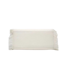 Load image into Gallery viewer, St Barth’s Fringe Bag || White