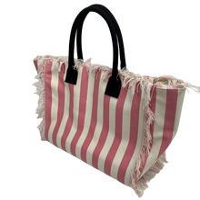 Load image into Gallery viewer, St Barth’s Fringe Bag || Striped