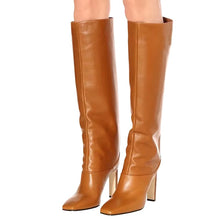 Load image into Gallery viewer, Designer boots Balmain boots ysl boots loewe sexy calf boots leather Stuart weitzman Amina muaddi