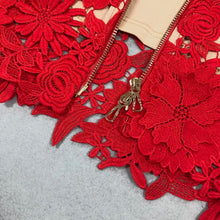 Load image into Gallery viewer, Strapless red lace dress revolve asos house of Cb meshki ohpolly hot Miami styles