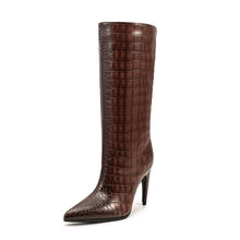 Load image into Gallery viewer, Designer boots Balmain boots ysl boots loewe sexy calf boots leather Stuart weitzman Amina muaddi