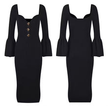 Load image into Gallery viewer, Jluxlabel house of cb meshki asos revolve bodycon knit skirt sexy midi skirt