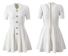 Load image into Gallery viewer, Balmain retrofete revolve miu miu dress