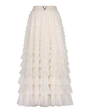 Load image into Gallery viewer, Ruffle maxi dress designer skirt ruffle skirt revolve skirt Bloomingdale’s