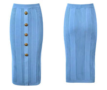 Load image into Gallery viewer, Jluxlabel house of cb meshki asos revolve bodycon knit skirt sexy midi skirt