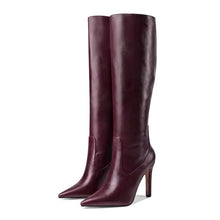 Load image into Gallery viewer, Designer boots Balmain boots ysl boots loewe sexy calf boots leather Stuart weitzman Amina muaddi