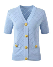Load image into Gallery viewer, Antonella Top || Blue