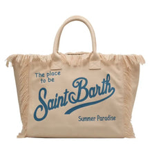 Load image into Gallery viewer, St Barth’s Fringe Bag || Cream