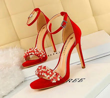 Load image into Gallery viewer, cheap sexy heels pearls