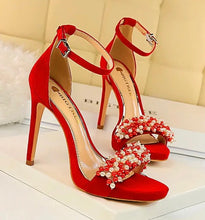 Load image into Gallery viewer, cheap sexy heels pearls