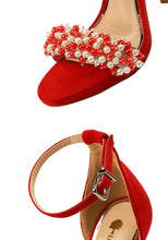 Load image into Gallery viewer, cheap sexy heels pearls