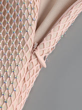 Load image into Gallery viewer, rhinestone mesh maxi dress house of cb