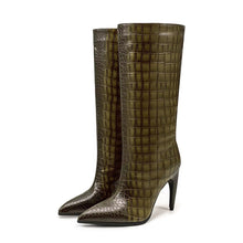 Load image into Gallery viewer, Designer boots Balmain boots ysl boots loewe sexy calf boots leather Stuart weitzman Amina muaddi 
