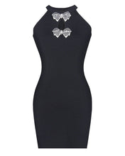 Load image into Gallery viewer, Bodycon dress sexy black dress house of cb Balenciaga Balmain revolve reformation retrofete asos 
