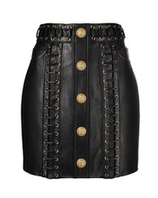 Load image into Gallery viewer, Faux Leather Skirt
