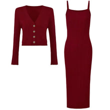 Load image into Gallery viewer, Capucine Dress || Burgundy

