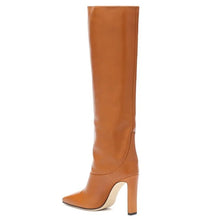Load image into Gallery viewer, Designer boots Balmain boots ysl boots loewe sexy calf boots leather Stuart weitzman Amina muaddi 
