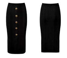 Load image into Gallery viewer, Jluxlabel house of cb meshki asos revolve bodycon knit skirt sexy midi skirt
