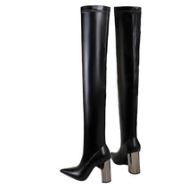 Load image into Gallery viewer, Designer boots Balmain boots ysl boots loewe sexy calf boots leather Stuart weitzman Amina muaddi 
