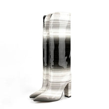 Load image into Gallery viewer, Designer boots Balmain boots ysl boots loewe sexy calf boots leather Stuart weitzman Amina muaddi 
