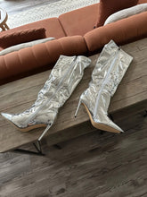 Load image into Gallery viewer, Designer boots Balmain boots ysl boots loewe sexy calf boots leather Stuart weitzman Amina muaddi 
