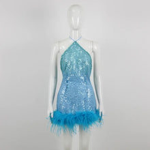 Load image into Gallery viewer, Sequin mini dress revolve asos house of Cb meshki ohpolly hot Miami styles
