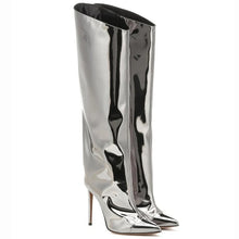 Load image into Gallery viewer, Designer boots Balmain boots ysl boots loewe sexy calf boots leather Stuart weitzman Amina muaddi 

