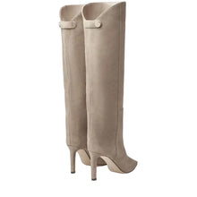 Load image into Gallery viewer, Shopluxhouse suede boots ysl bottega Yurman Yeezy revolve 
