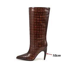 Load image into Gallery viewer, Designer boots Balmain boots ysl boots loewe sexy calf boots leather Stuart weitzman Amina muaddi 
