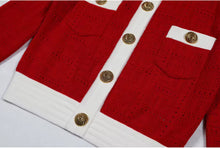 Load image into Gallery viewer, Talia Cardigan || Red
