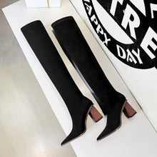 Load image into Gallery viewer, Designer boots Balmain boots ysl boots loewe sexy calf boots leather Stuart weitzman Amina muaddi 
