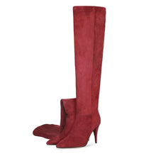 Load image into Gallery viewer, Designer boots Balmain boots ysl boots loewe sexy calf boots leather Stuart weitzman Amina muaddi 
