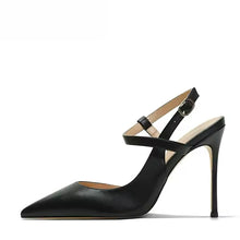 Load image into Gallery viewer, Bridget Heels || Black Leather
