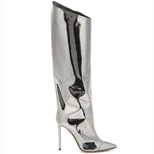 Load image into Gallery viewer, Designer boots Balmain boots ysl boots loewe sexy calf boots leather Stuart weitzman Amina muaddi 
