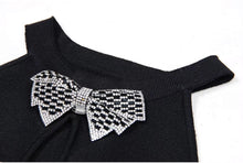 Load image into Gallery viewer, Bodycon dress sexy black dress house of cb Balenciaga Balmain revolve reformation retrofete asos 
