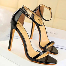 Load image into Gallery viewer, 4" ankle heels shopluxhouse Amina muaddi ysl bottega venetta heels
