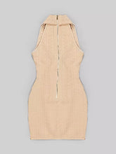 Load image into Gallery viewer, tan mini dress balmain
