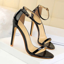 Load image into Gallery viewer, 4" ankle heels shopluxhouse Amina muaddi ysl bottega venetta heels
