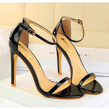 Load image into Gallery viewer, 4" ankle heels shopluxhouse Amina muaddi ysl bottega venetta heels

